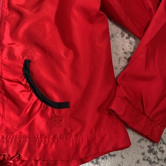 oleg cassini sport track jacket windbreaker size M - Picture 3 of 10